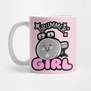 DRUMMER Girl Drum Set Gifts Mug